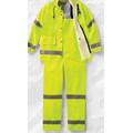 Bulwark Men's Hi Visibility Flame Resistant Rain Bib Overalls